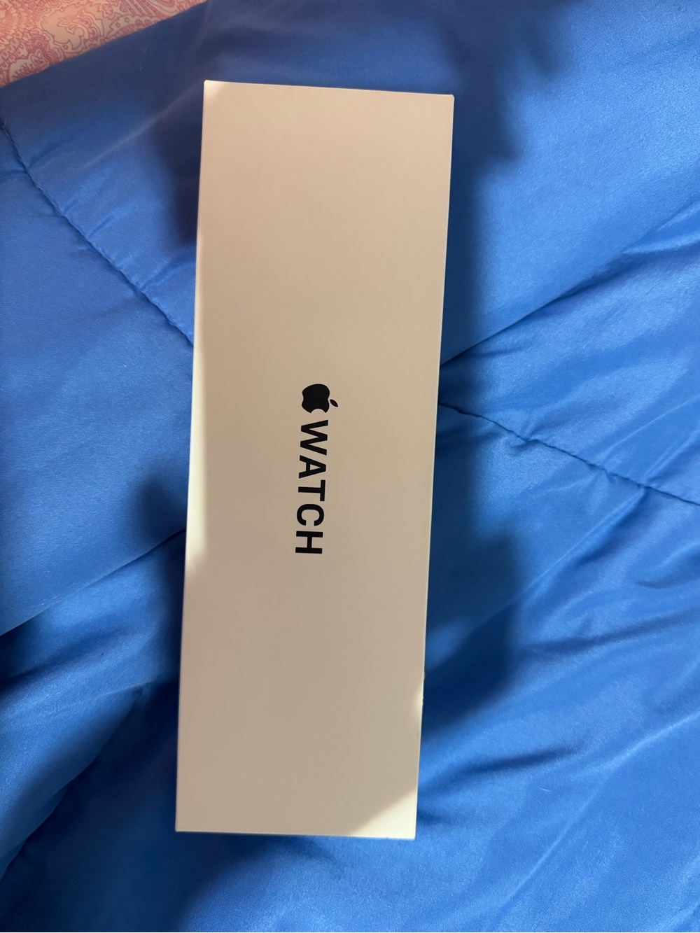 Apple Watch Box in White with Black Logo